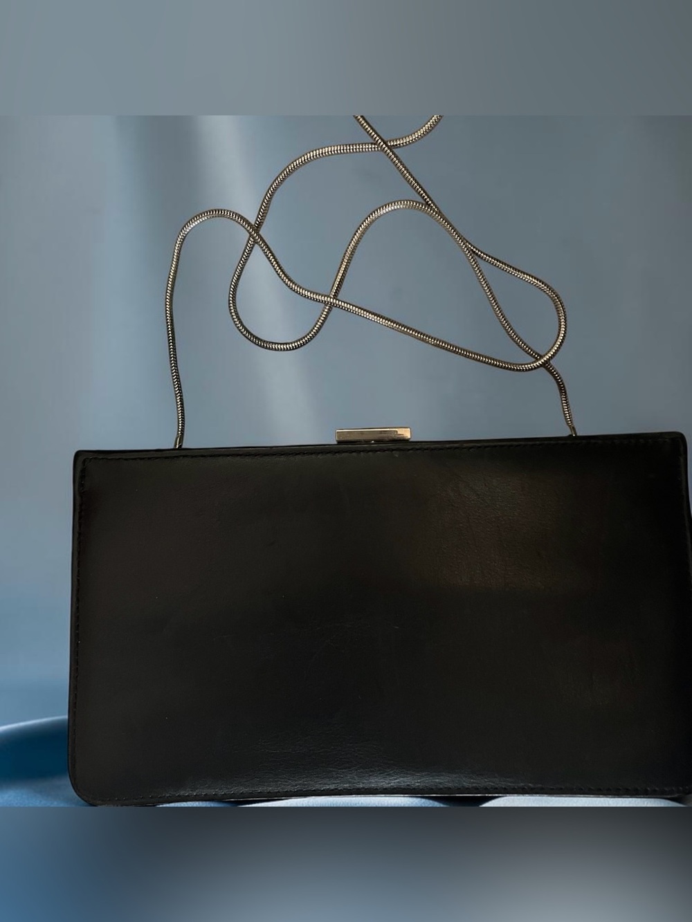 Vintage Giani Bernini Black Evening Bag/Clutch
